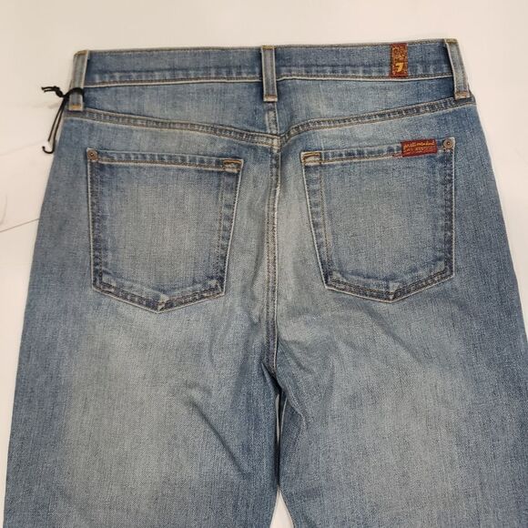 7FAM Edie Black Rhinestone Satellite Sky Jeans - Picture 9 of 17